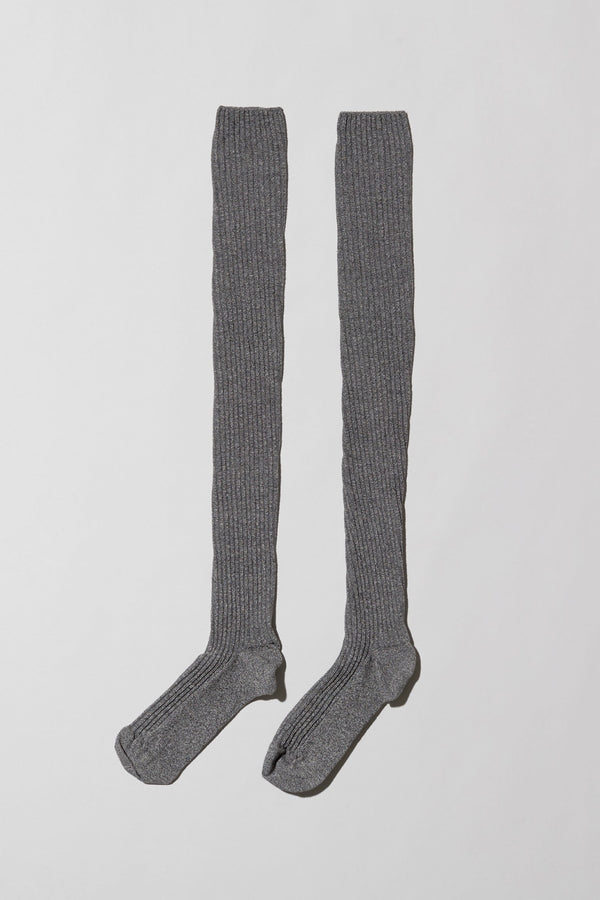 BASERANGE Cotton Stockings KOK KTOK Series France BAS-KOK-HUI Grey Melange